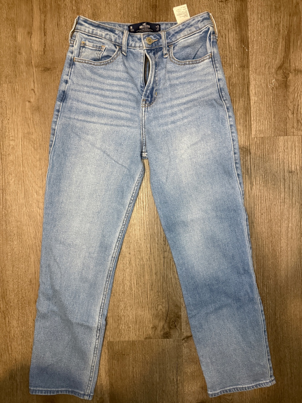 Hollister Light Blue Straight Leg Jeans